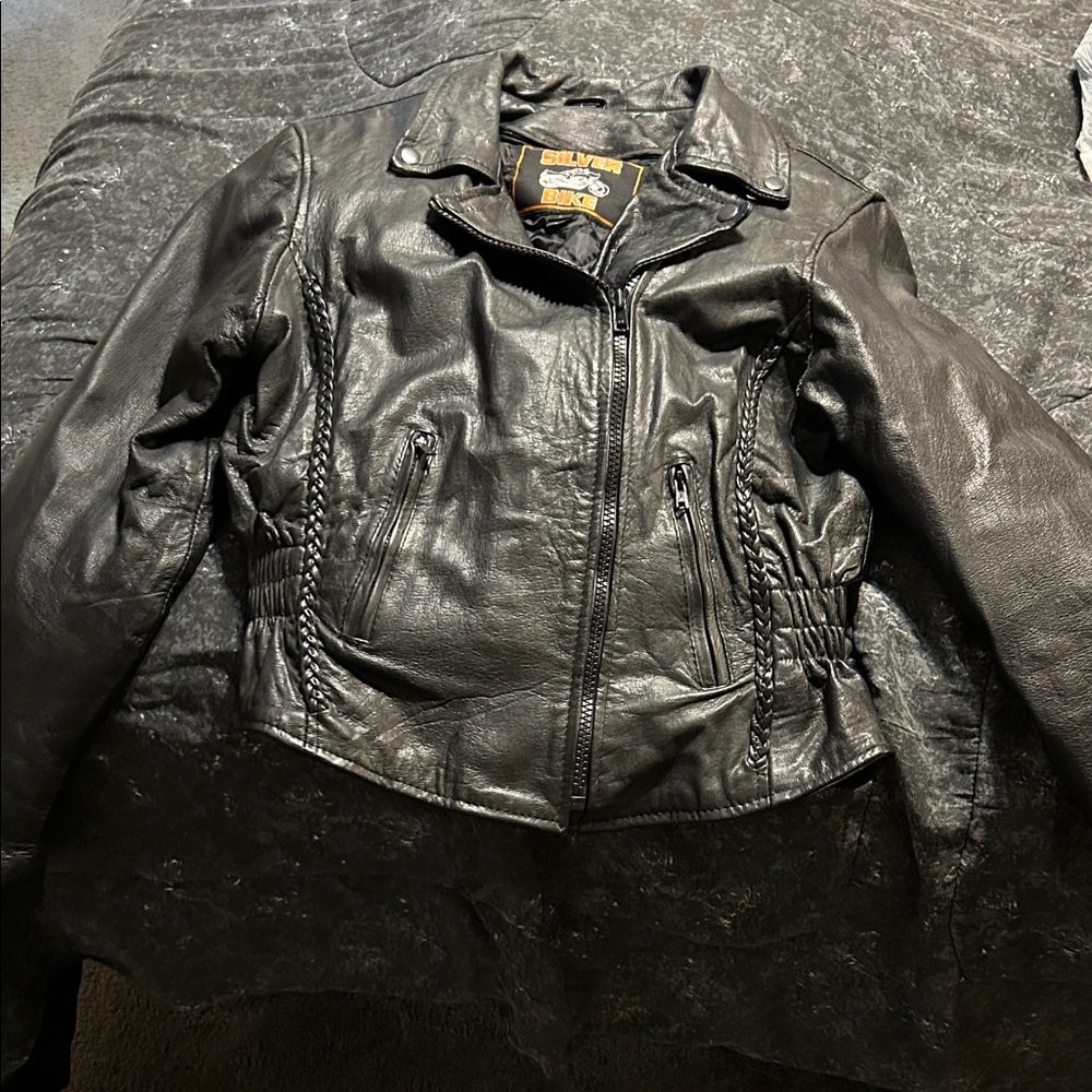 Black Leather Women's Jacket